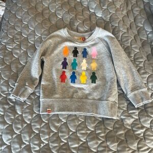 LEGO Target Kids Crewneck Sweatshirt SZ 2t Gray
